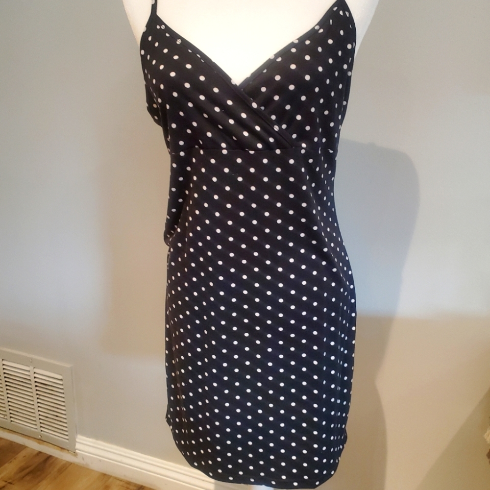 PolkaDot mini dress.